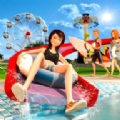 游乐园3d水上比赛(Theme Park3d Water Slide Games)