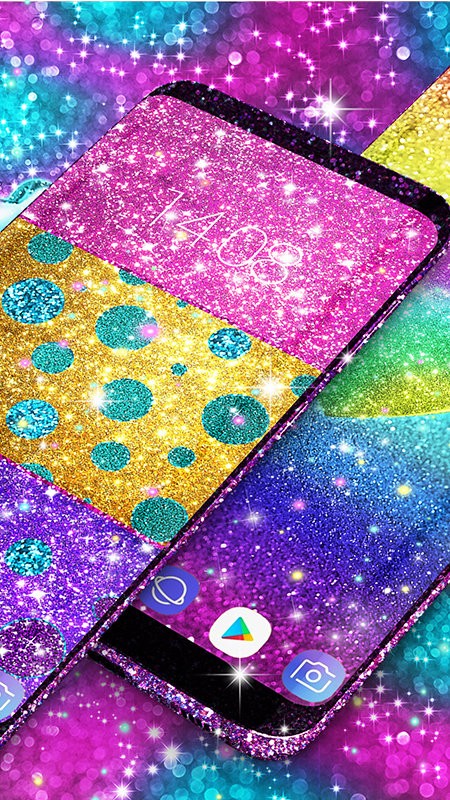 七彩闪光动态壁纸(Colorful glitter live wallpaper)
