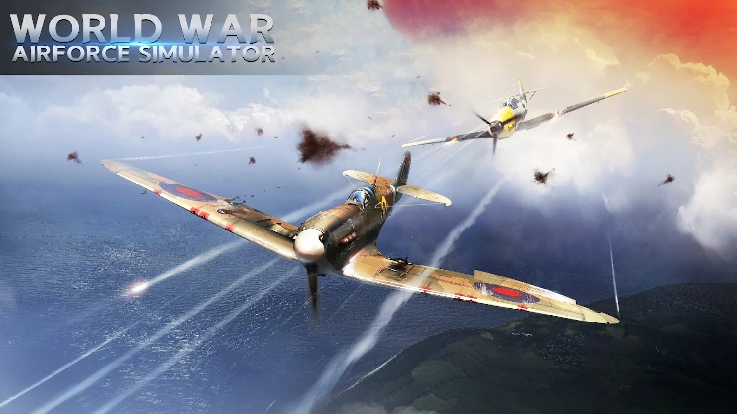 在这个爽快的二战游戏中玩家需要快速打败敌人触发更多的空战模式